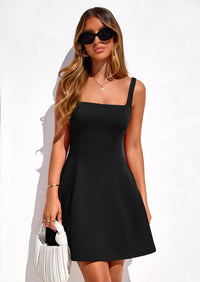 PRETTYGARDEN Summer Dresses for Women Sleeveless A Line Business Casual Formal Cocktail Party Spring Short Dress PRETTYGARDEN