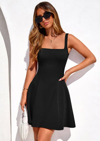 PRETTYGARDEN Summer Dresses for Women Sleeveless A Line Business Casual Formal Cocktail Party Spring Short Dress PRETTYGARDEN