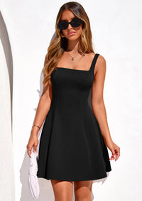 PRETTYGARDEN Summer Dresses for Women Sleeveless A Line Business Casual Formal Cocktail Party Spring Short Dress PRETTYGARDEN