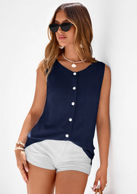 PRETTYGARDEN Womens Sweater Vest Spring Tops Cute Summer Sleeveless Cardigan Casual Knit Button Up Tank Tops PRETTYGARDEN