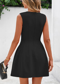 PRETTYGARDEN Women's Short Summer Dress Elegant Classy A Line Sleeveless Tank Graduation Cocktail Party Mini Dresses