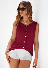 PRETTYGARDEN Womens Sweater Vest Spring Tops Cute Summer Sleeveless Cardigan Casual Knit Button Up Tank Tops PRETTYGARDEN