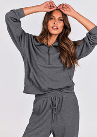 PRETTYGARDEN Women's Fall 2 Piece Lounge Sets Zip Up Sweatshirt Jogger Pants Sweat Track Suits Travel Outfit Winter Clothing