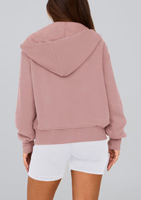 PRETTYGARDEN Hoodies For Women Sweatshirt Zip Up Hoodie Fall Fashion Trendy Long Sleeve Jackets Winter Clothing Outfits