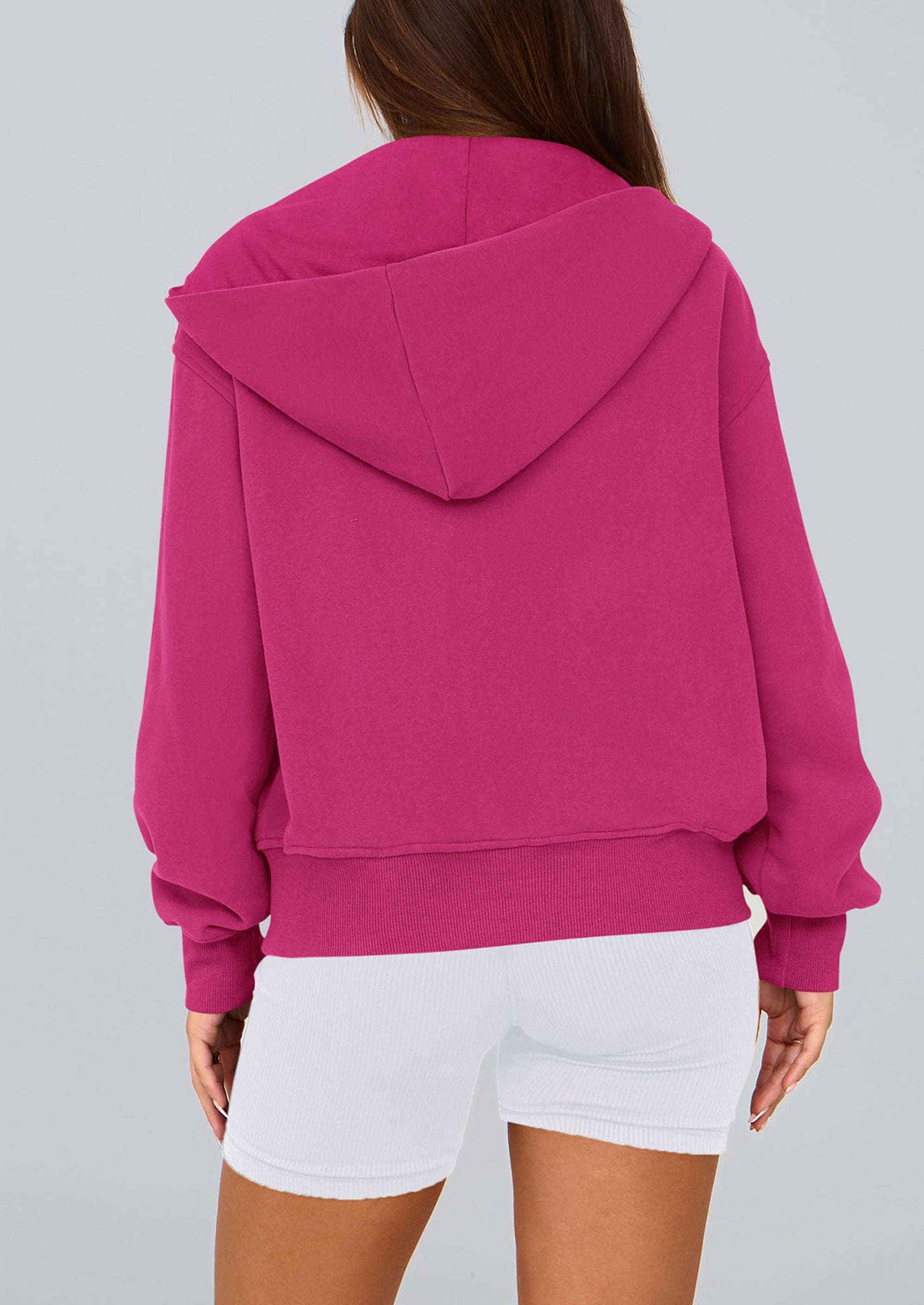 PRETTYGARDEN Hoodies For Women Sweatshirt Zip Up Hoodie Fall Fashion Trendy Long Sleeve Jackets Winter Clothing Outfits