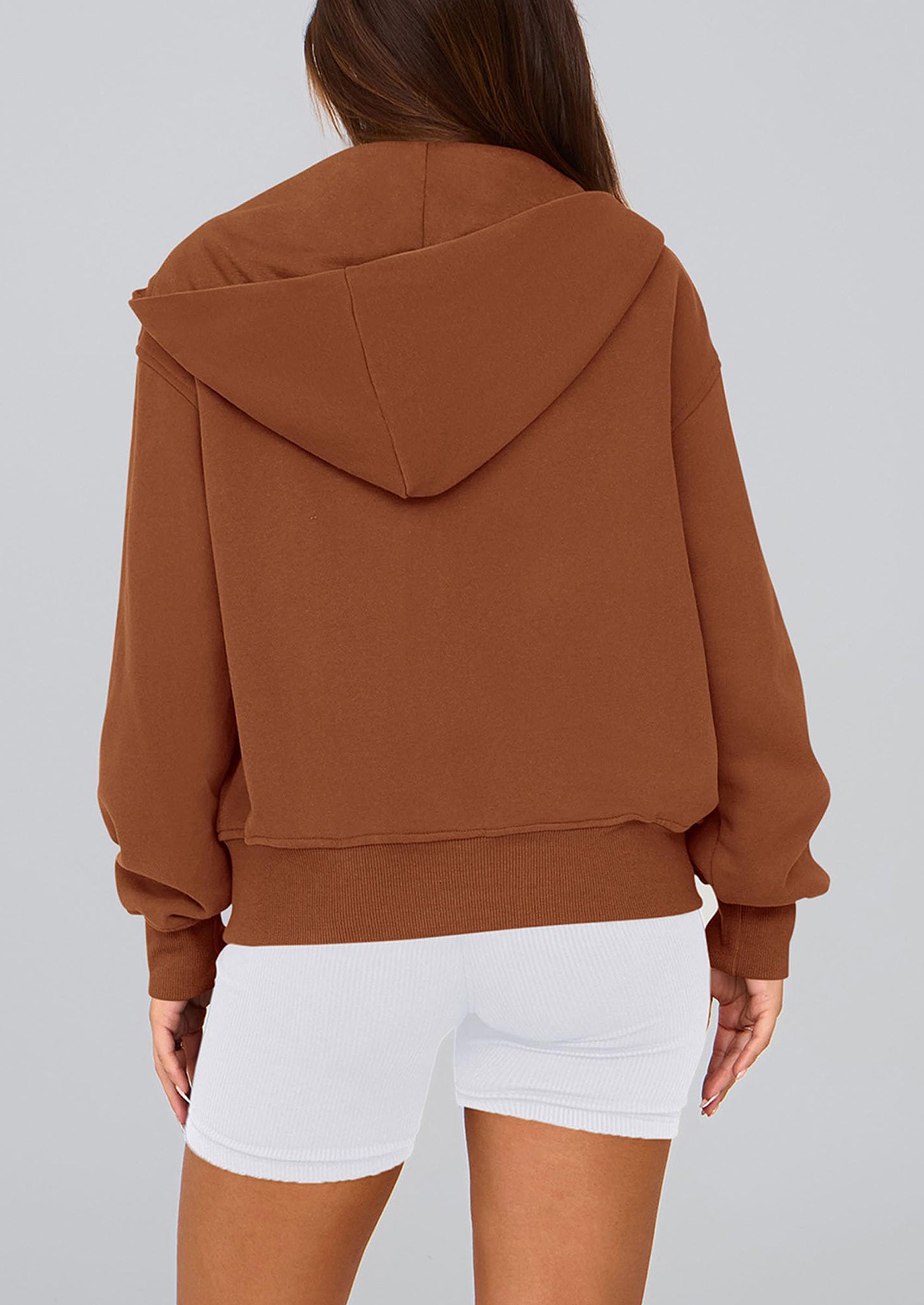 PRETTYGARDEN Hoodies For Women Sweatshirt Zip Up Hoodie Fall Fashion Trendy Long Sleeve Jackets Winter Clothing Outfits