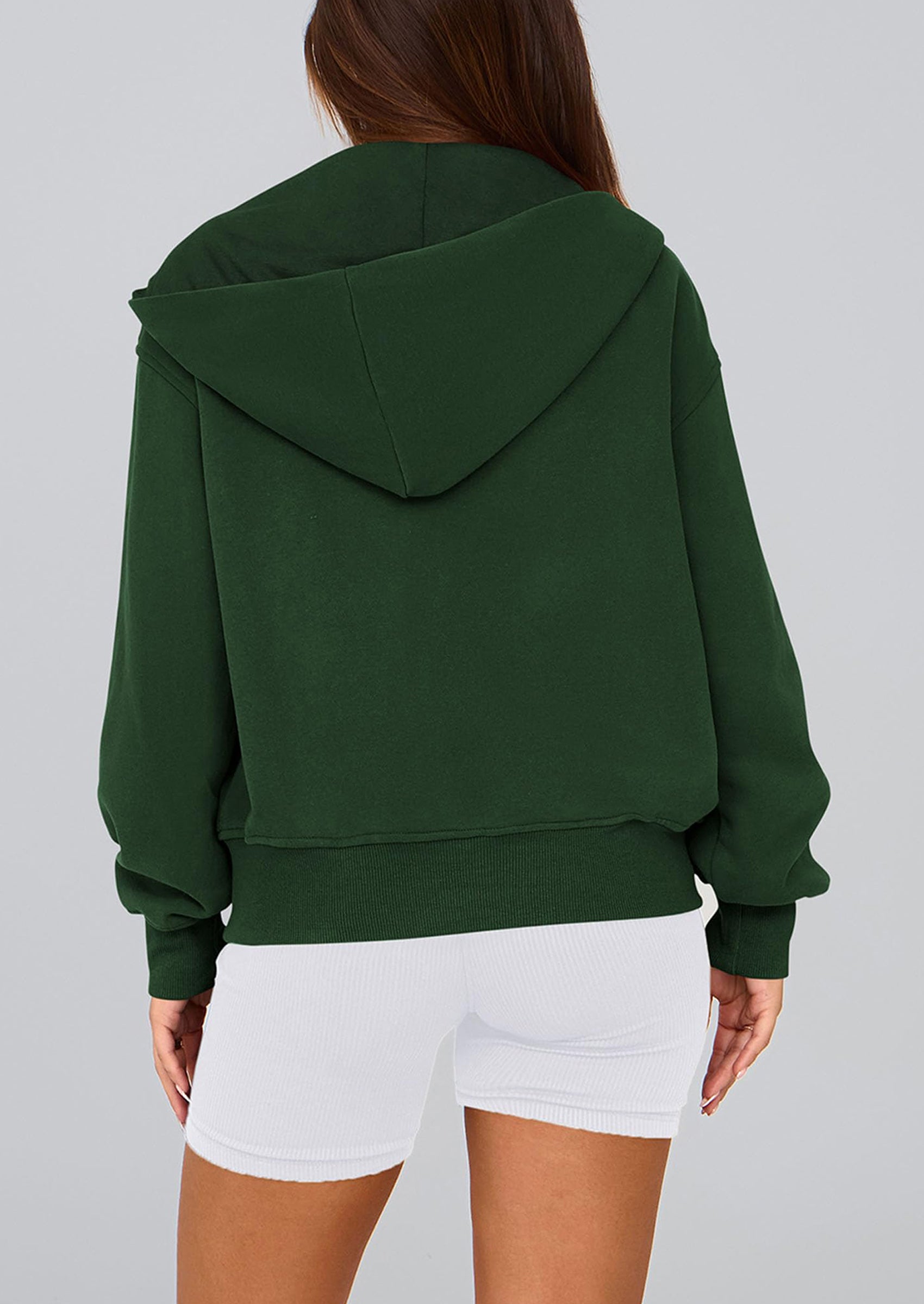 PRETTYGARDEN Hoodies For Women Sweatshirt Zip Up Hoodie Fall Fashion Trendy Long Sleeve Jackets Winter Clothing Outfits