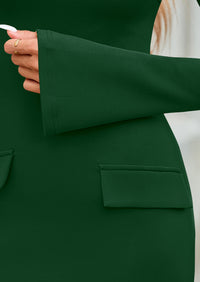 PRETTYGARDEN Womens Fall Long Sleeve Mini Dress Trendy Boat Neck Bodycon Knit Elegant Short Party Dresses