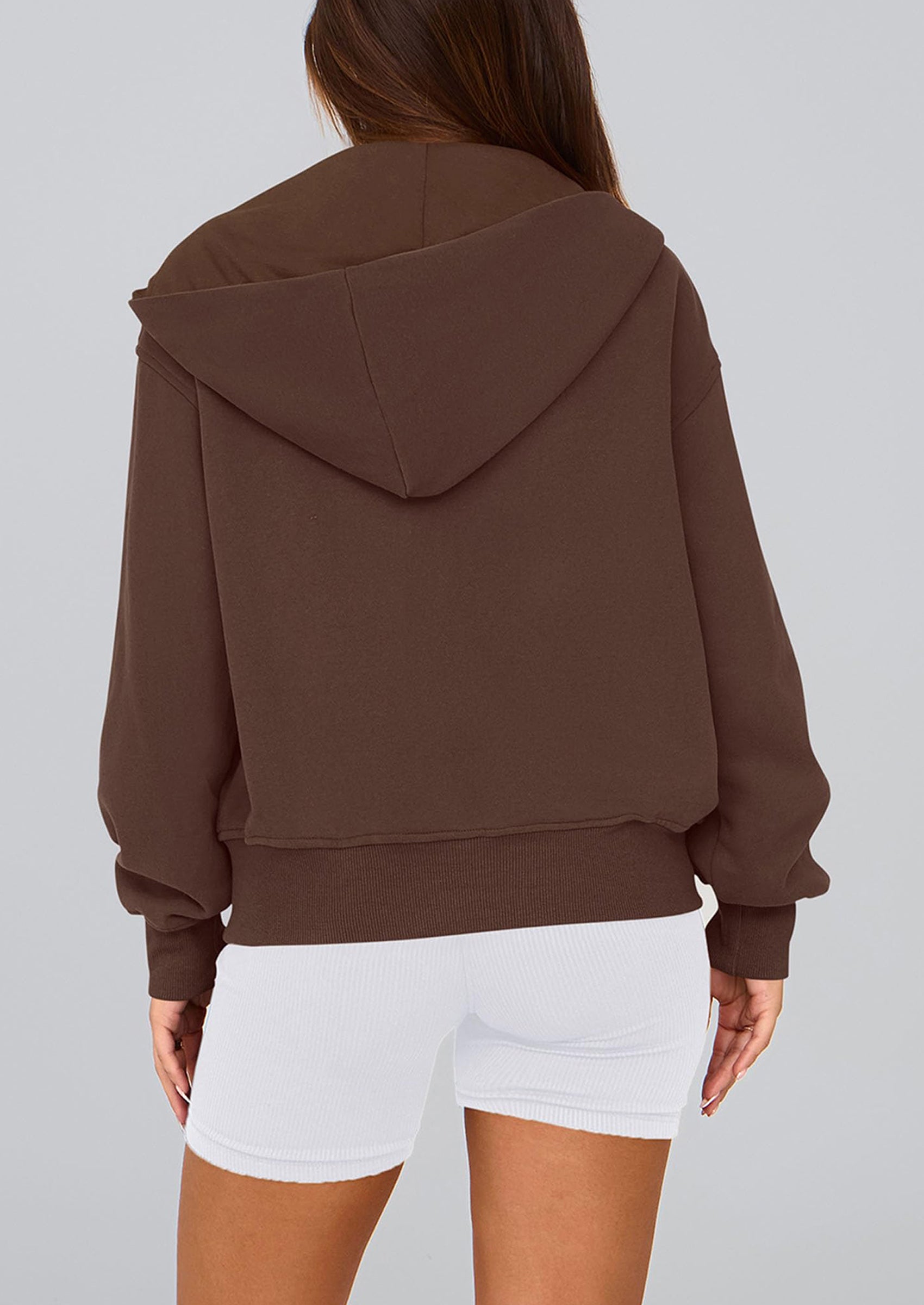 PRETTYGARDEN Hoodies For Women Sweatshirt Zip Up Hoodie Fall Fashion Trendy Long Sleeve Jackets Winter Clothing Outfits