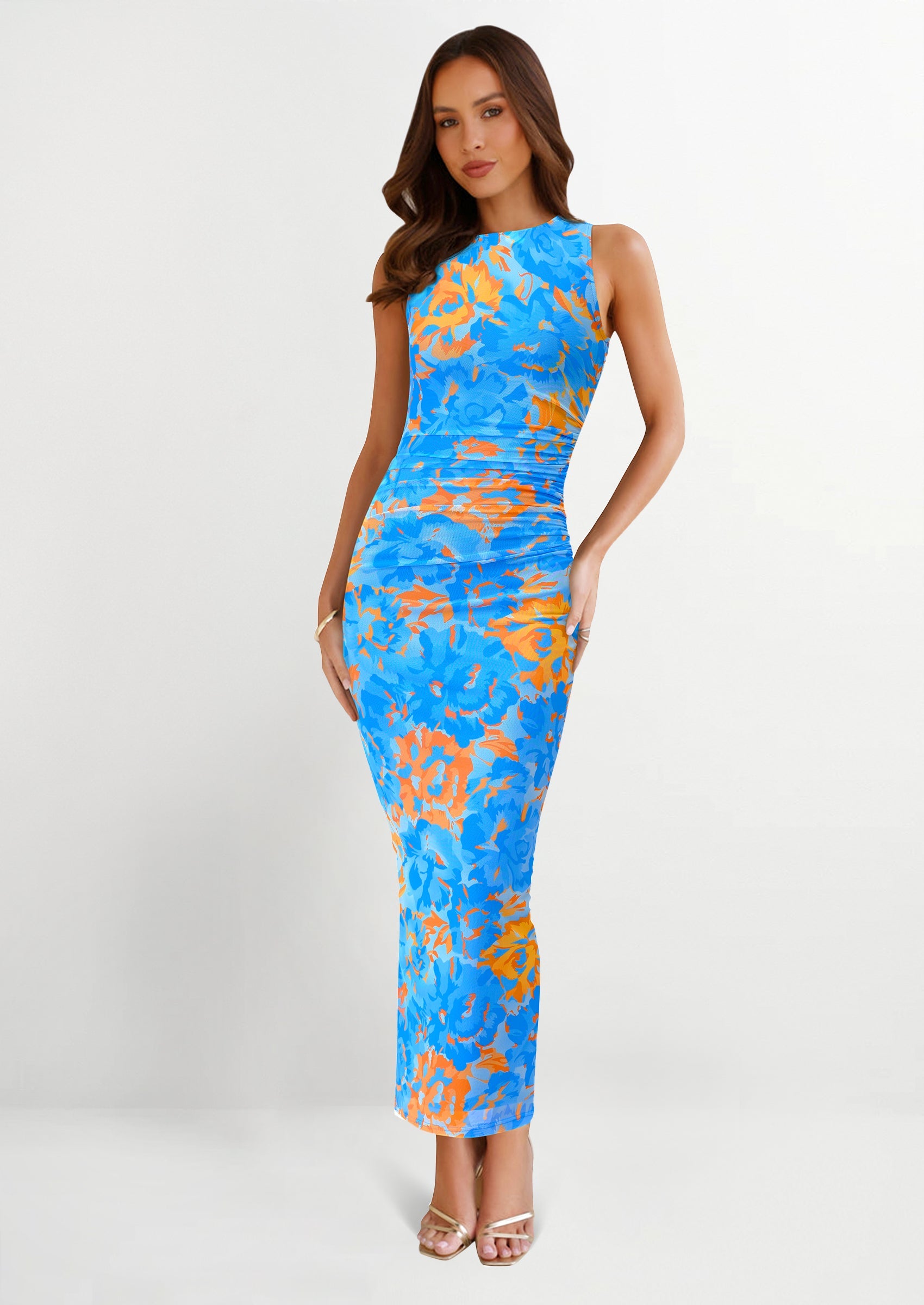 PRETTYGARDEN Wedding Guest Dresses for Women Spring Floral Bodycon Sle PRETTYGARDEN Wedding Guest Dresses for Women Spring Floral Bodycon Sle