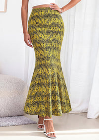 PRETTYGARDEN Maxi Skirts for Women 2026 Summer Flowy High Waisted Polka Dot Mermaid Office Work Spring Fashion Long Skirt PRETTYGARDEN