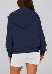 PRETTYGARDEN Hoodies For Women Sweatshirt Zip Up Hoodie Fall Fashion Trendy Long Sleeve Jackets Winter Clothing Outfits