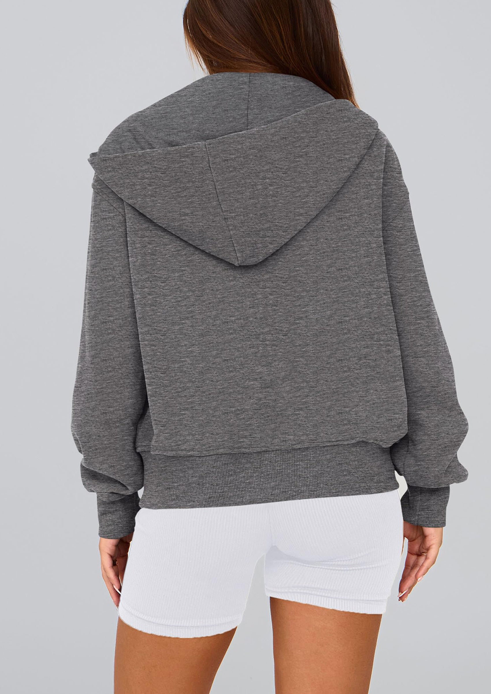 PRETTYGARDEN Hoodies For Women Sweatshirt Zip Up Hoodie Fall Fashion Trendy Long Sleeve Jackets Winter Clothing Outfits