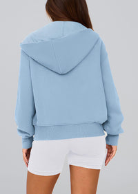 PRETTYGARDEN Hoodies For Women Sweatshirt Zip Up Hoodie Fall Fashion Trendy Long Sleeve Jackets Winter Clothing Outfits