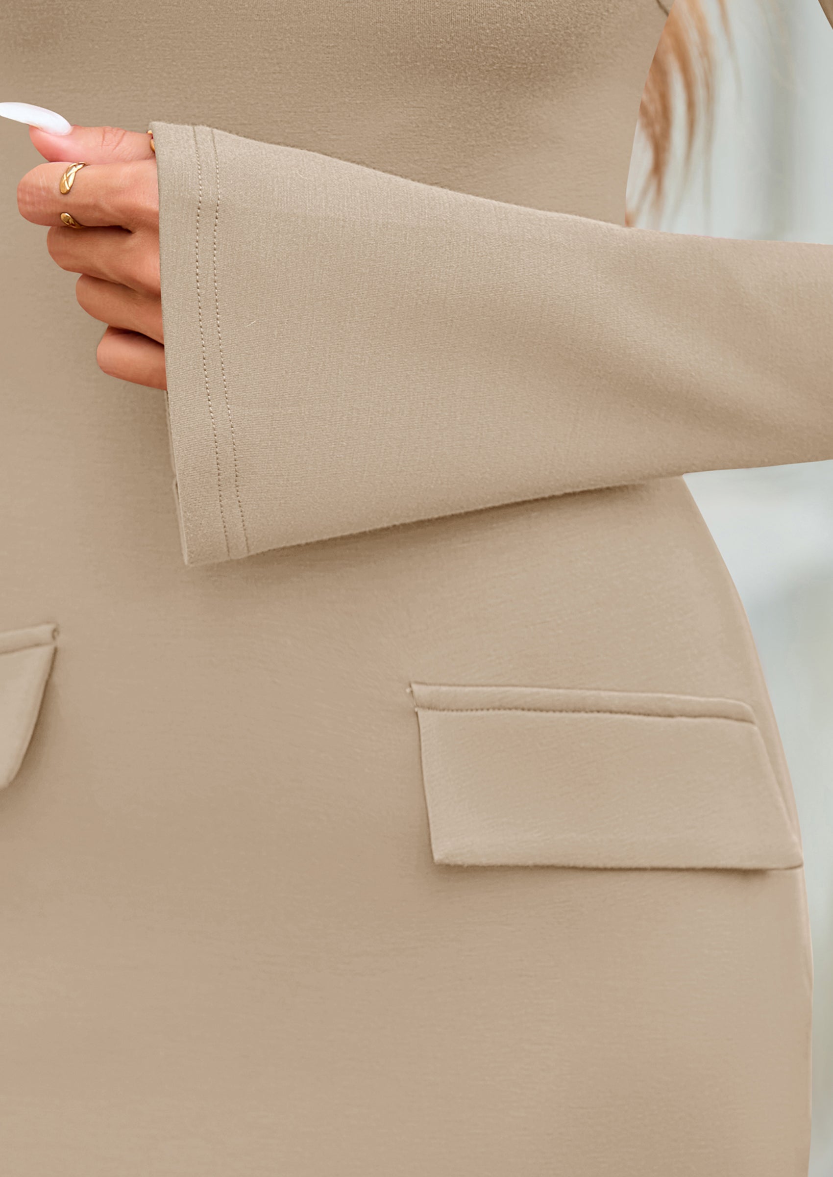 PRETTYGARDEN Womens Fall Long Sleeve Mini Dress Trendy Boat Neck Bodycon Knit Elegant Short Party Dresses