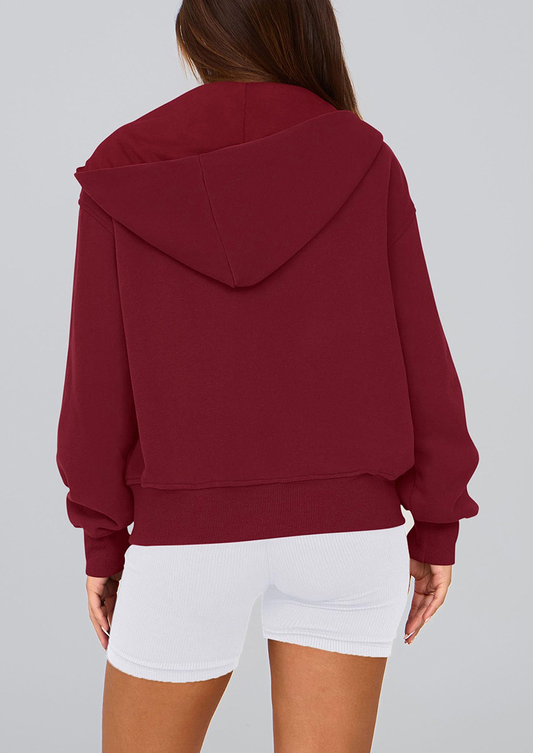 PRETTYGARDEN Hoodies For Women Sweatshirt Zip Up Hoodie Fall Fashion Trendy Long Sleeve Jackets Winter Clothing Outfits