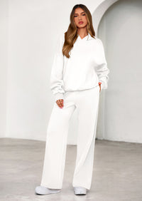 PRETTYGARDEN Womens Sweatsuits 2 Piece Set Casual Winter Long Sleeve Hoodie Loose Wide Leg Sweatpants Fall Tracksuit