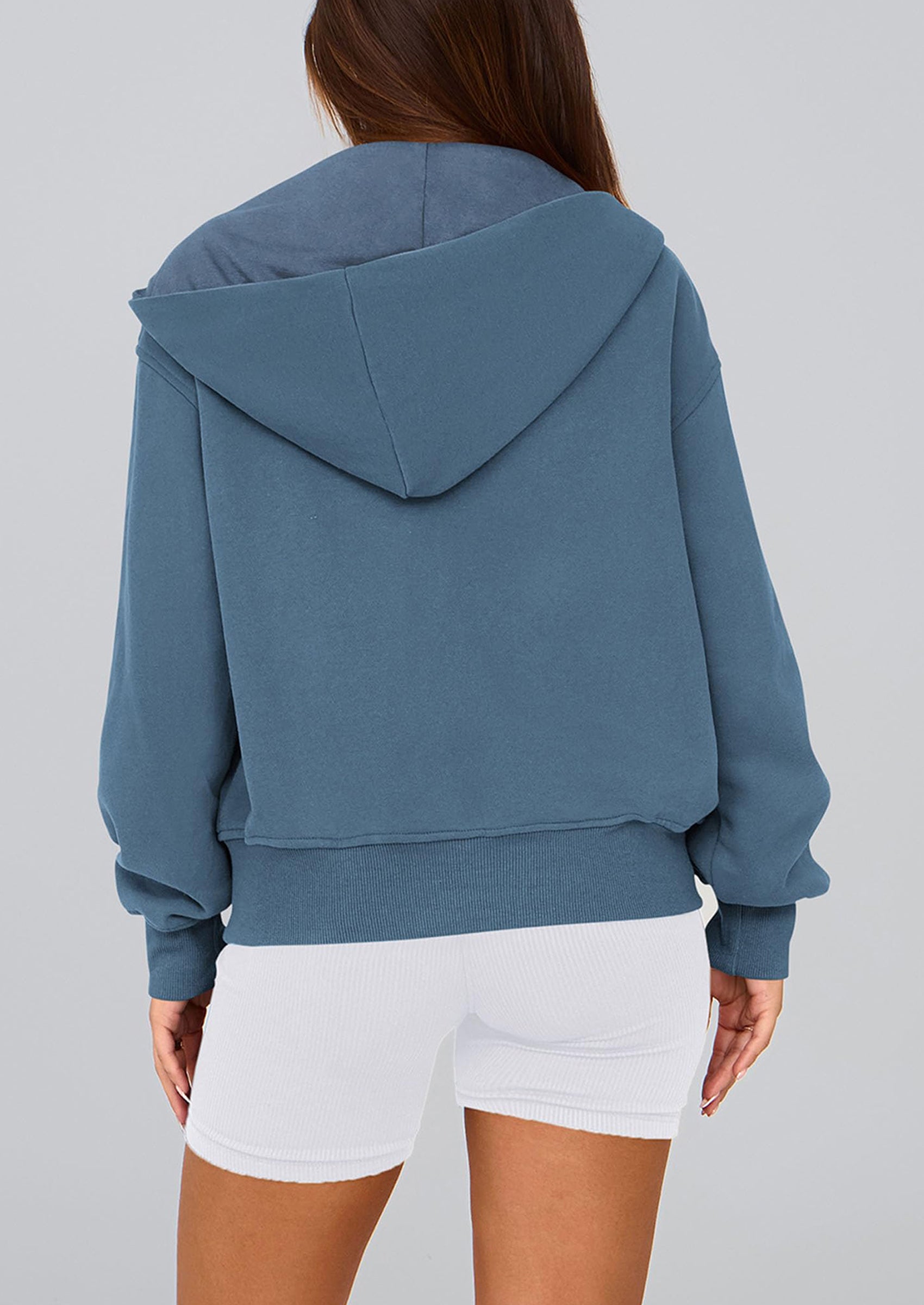 PRETTYGARDEN Hoodies For Women Sweatshirt Zip Up Hoodie Fall Fashion Trendy Long Sleeve Jackets Winter Clothing Outfits