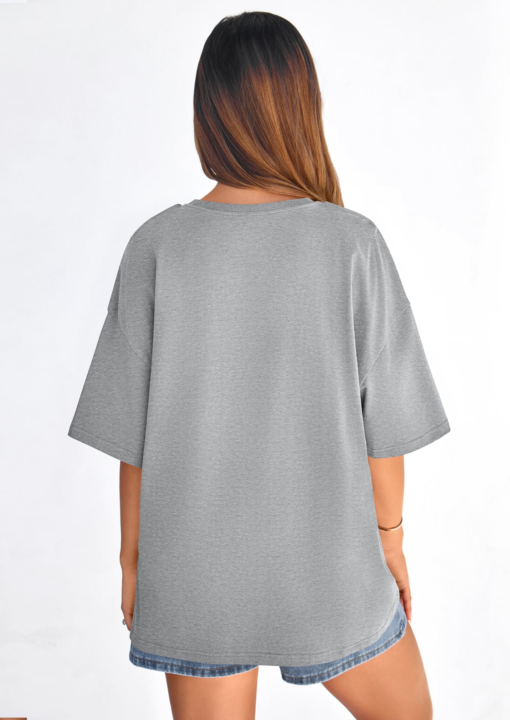 PRETTYGARDEN Women's Spring Going Out Tops Casual Short Sleeve Crewneck Loose Fit Basic Cute Tee Shirts Summer Outfits PRETTYGARDEN