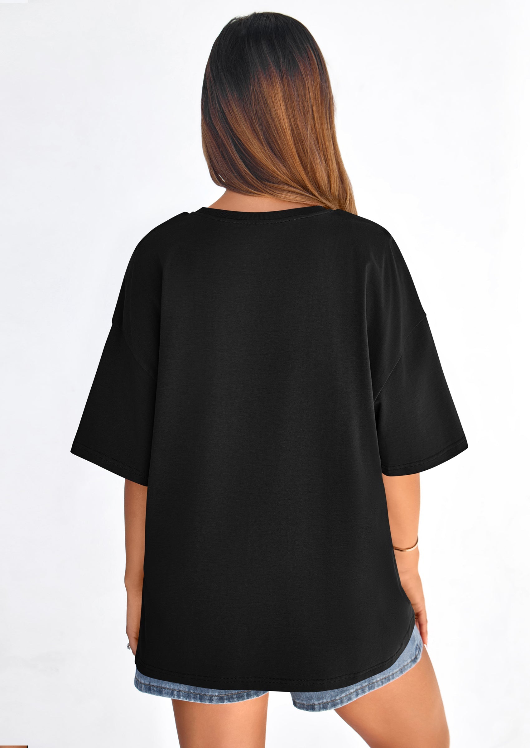 PRETTYGARDEN Women's Spring Going Out Tops Casual Short Sleeve Crewneck Loose Fit Basic Cute Tee Shirts Summer Outfits PRETTYGARDEN