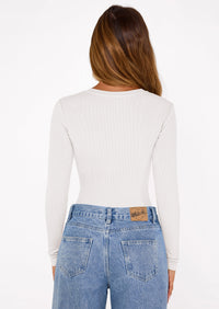 PRETTYGARDEN Bodysuits for Women 2025 Fall Long Sleeve Shirts Slim Fitted Basic Ribbed Layering Tops Fashion Winter Clothing PRETTYGARDEN