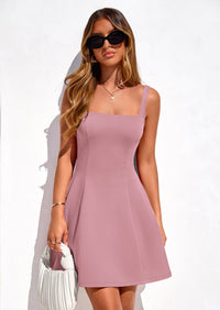 PRETTYGARDEN Summer Dresses for Women Sleeveless A Line Business Casual Formal Cocktail Party Spring Short Dress PRETTYGARDEN