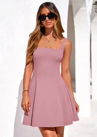 PRETTYGARDEN Summer Dresses for Women Sleeveless A Line Business Casual Formal Cocktail Party Spring Short Dress PRETTYGARDEN