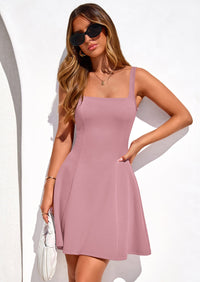 PRETTYGARDEN Summer Dresses for Women Sleeveless A Line Business Casual Formal Cocktail Party Spring Short Dress PRETTYGARDEN