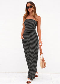 PRETTYGARDEN Summer Sets Women 2 Piece Outfits Matching Striped Loungewear Spring Airport Travel Beach Vacation Clothes PRETTYGARDEN