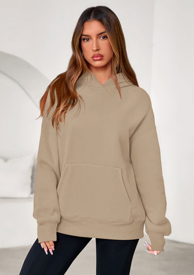 PRETTYGARDEN Womens Oversized Hoodies Fleece Hooded Sweatshirts Long Sleeve Pullover Tops Fall Outfits Winter Clothes