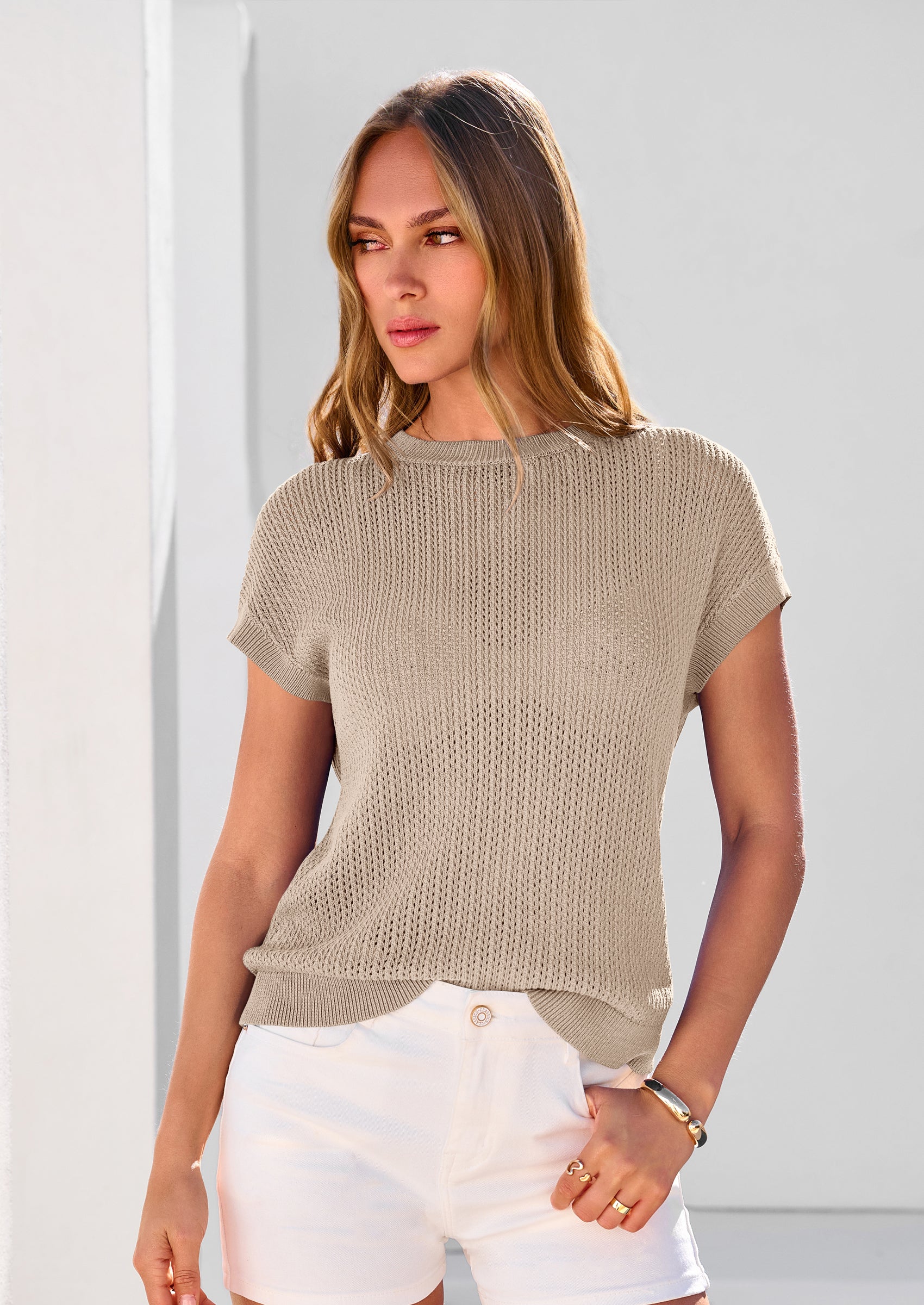 PRETTYGARDEN Women Spring Sweater Vest Business Casual Tank Top Lightweight Cap Sleeve Knit Shirts Trendy Summer Outfits PRETTYGARDEN