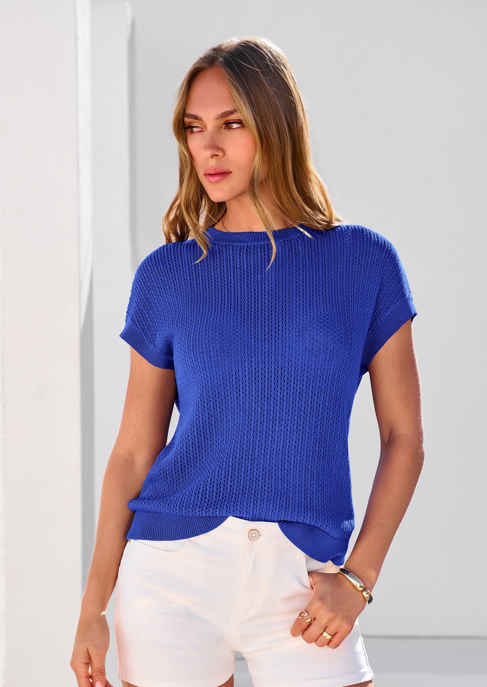 PRETTYGARDEN Women Spring Sweater Vest Business Casual Tank Top Lightweight Cap Sleeve Knit Shirts Trendy Summer Outfits PRETTYGARDEN