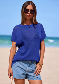 PRETTYGARDEN Women Spring Sweater Vest Business Casual Tank Top Lightweight Cap Sleeve Knit Shirts Trendy Summer Outfits PRETTYGARDEN