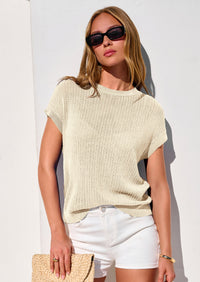 PRETTYGARDEN Women Spring Sweater Vest Business Casual Tank Top Lightweight Cap Sleeve Knit Shirts Trendy Summer Outfits PRETTYGARDEN