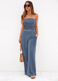 PRETTYGARDEN Summer Sets Women 2 Piece Outfits Matching Striped Loungewear Spring Airport Travel Beach Vacation Clothes PRETTYGARDEN