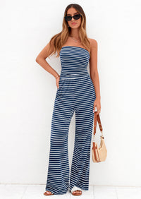 PRETTYGARDEN Summer Sets Women 2 Piece Outfits Matching Striped Loungewear Spring Airport Travel Beach Vacation Clothes PRETTYGARDEN