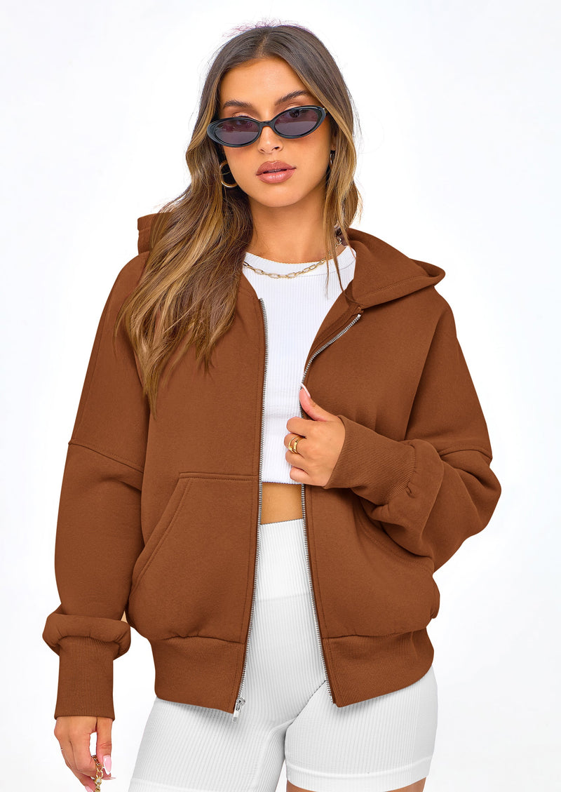 BTFBM Hoodies For Women Spring Clothing Long Sleeve Zip Up Fleece Fashion Sweatshirts Jacket Y2K Hoodie Fall Fashion PRETTYGARDEN