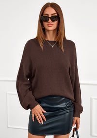 PRETTYGARDEN Women's Fall Oversized Sweaters Dressy Casual Long Sleeve Chunky Knit Winter Pullover Tops Holiday Outfits PRETTYGARDEN