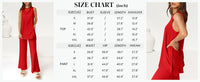PRETTYGARDEN 2 Piece Set Loose Tank Top Wide Leg Pants Casual Matching Outfits Tracksuit