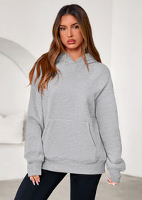 PRETTYGARDEN Womens Oversized Hoodies Fleece Hooded Sweatshirts Long Sleeve Pullover Tops Fall Outfits Winter Clothes