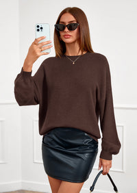 PRETTYGARDEN Women's Fall Oversized Sweaters Dressy Casual Long Sleeve Chunky Knit Winter Pullover Tops Holiday Outfits PRETTYGARDEN