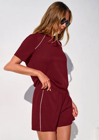 PRETTYGARDEN Sweatsuits Women 2 Piece Outfit Summer Lounge Shorts Sets Matching Spring Travel Beach Vacation Clothes PRETTYGARDEN