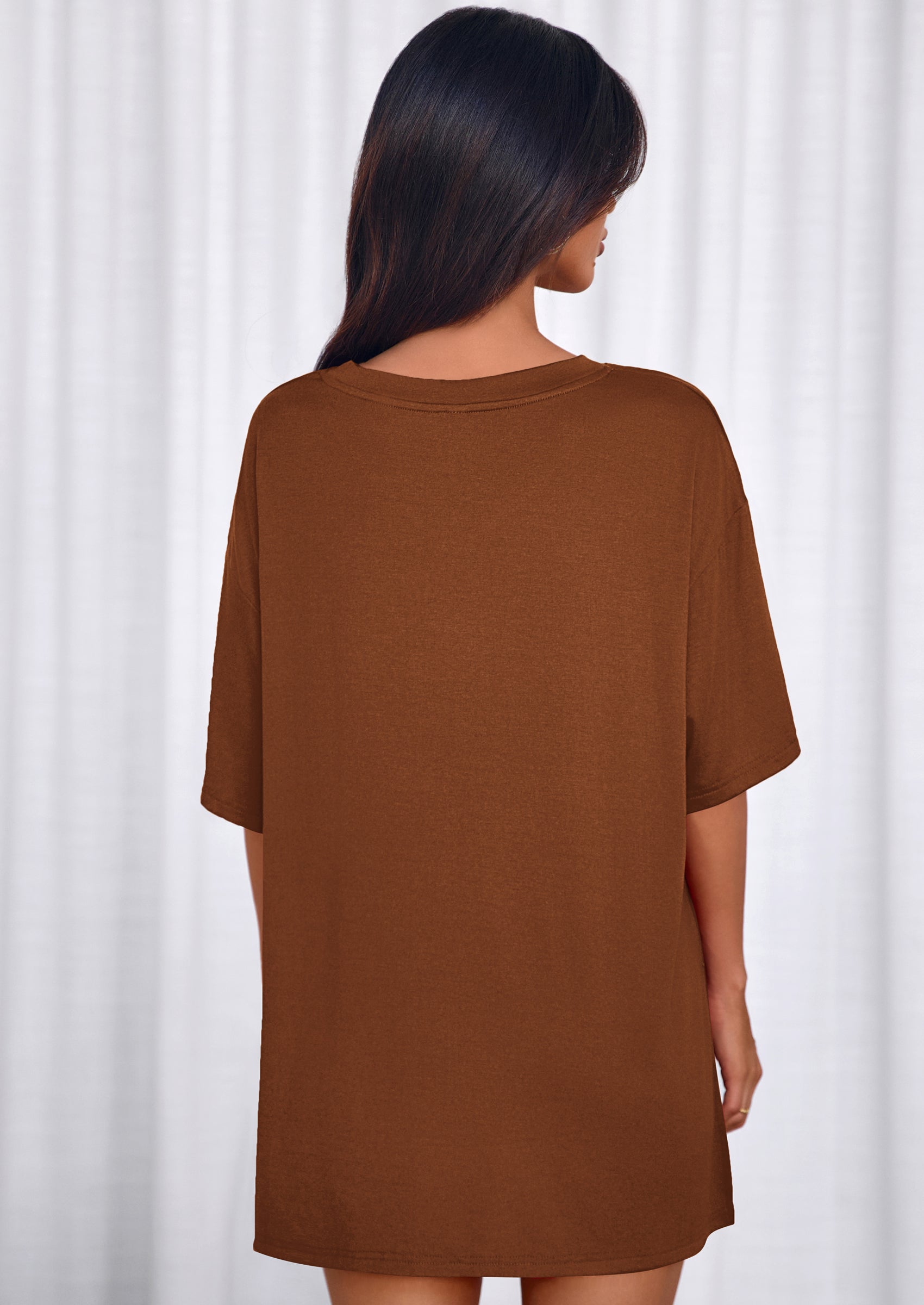 PRETTYGARDEN 2 Piece Sets for Women Summer Lounge Short Set Spring Matching Biker Shorts V Neck Oversized Shirt Clothing PRETTYGARDEN