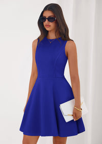 PRETTYGARDEN A Line Dresses for Women Elegant Classy Sleeveless Summer Short Tank Cocktail Party Spring Mini Dress PRETTYGARDEN