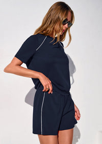 PRETTYGARDEN Sweatsuits Women 2 Piece Outfit Summer Lounge Shorts Sets Matching Spring Travel Beach Vacation Clothes PRETTYGARDEN