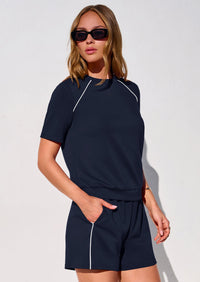 PRETTYGARDEN Sweatsuits Women 2 Piece Outfit Summer Lounge Shorts Sets Matching Spring Travel Beach Vacation Clothes PRETTYGARDEN