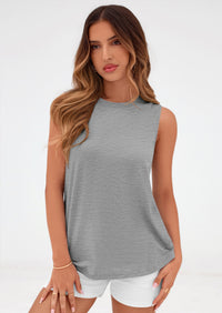 PRETTYGARDEN Womens Summer Tops Spring Fashion Sleeveless Tank Tops Casual Loose Fit Shirts Beach Vacation Clothes PRETTYGARDEN