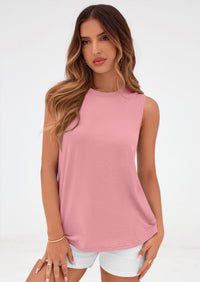 PRETTYGARDEN Womens Summer Tops Spring Fashion Sleeveless Tank Tops Casual Loose Fit Shirts Beach Vacation Clothes PRETTYGARDEN