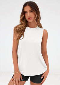 PRETTYGARDEN Womens Summer Tops Spring Fashion Sleeveless Tank Tops Casual Loose Fit Shirts Beach Vacation Clothes PRETTYGARDEN