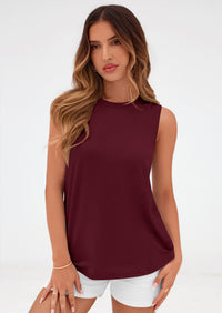 PRETTYGARDEN Womens Summer Tops Spring Fashion Sleeveless Tank Tops Casual Loose Fit Shirts Beach Vacation Clothes PRETTYGARDEN